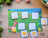 Egg hatching sequence printable