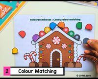 Gingerbread house Colour matching game