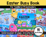 Easter Busy Book {11 Activities}