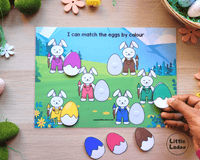 Easter egg colour matching