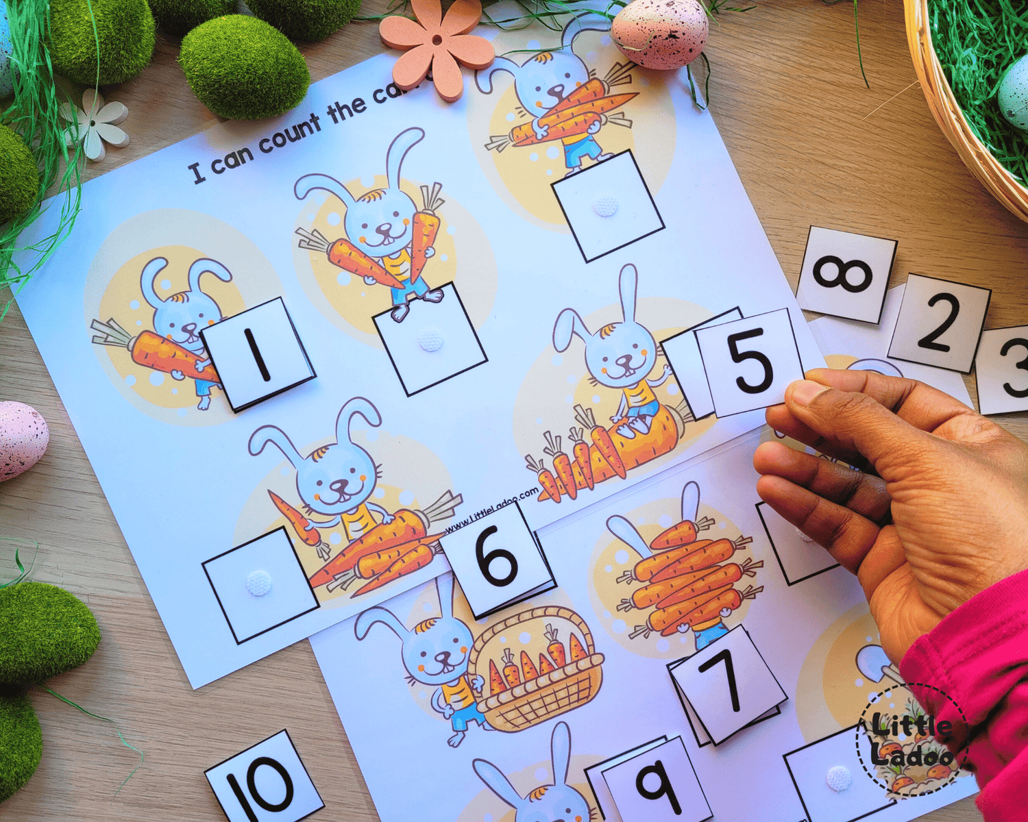 Carrot counting page