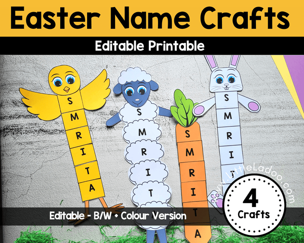 Easter Name Crafts