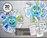 Happy Earth vs Sad Earth Sorting Cards