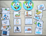 Happy Earth vs Sad Earth Sorting Cards