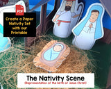 Printable Nativity Scene for Kids