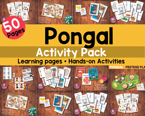 Pongal Activity Pack {50 Pages}