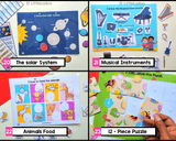 Preschool Busy Book { 24 Activities }