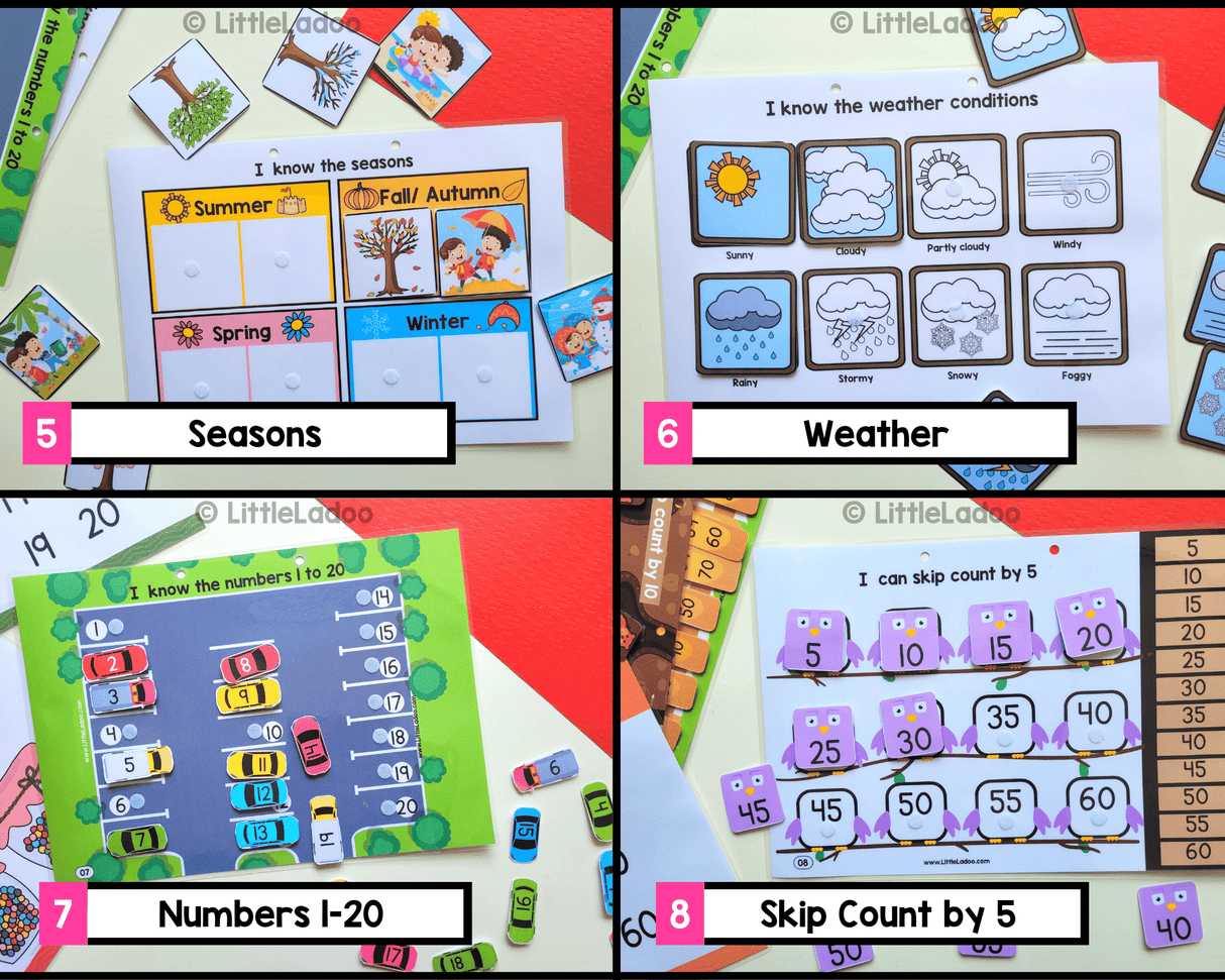 Preschool Busy Book { 24 Activities }