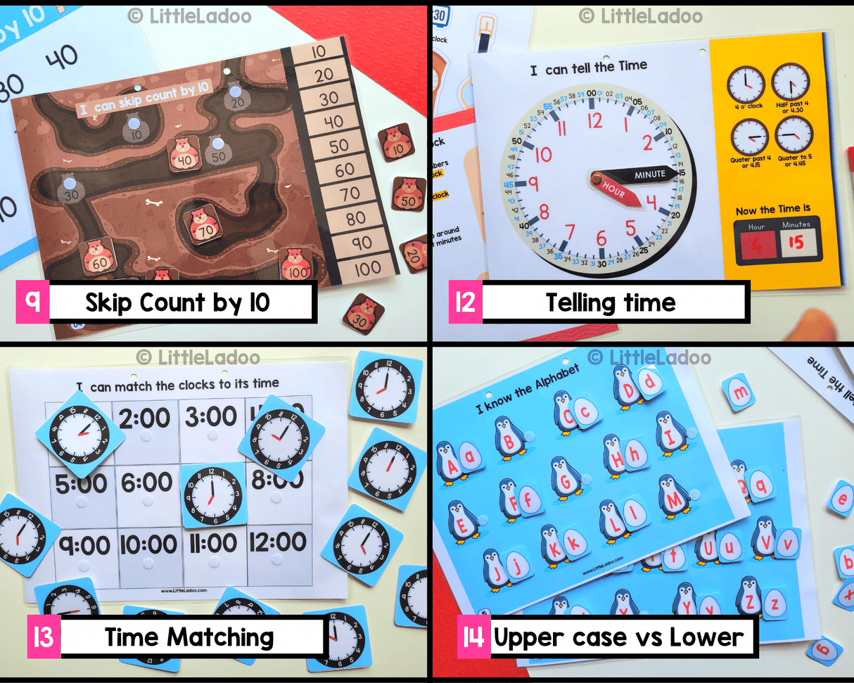 Preschool Busy Book { 24 Activities }