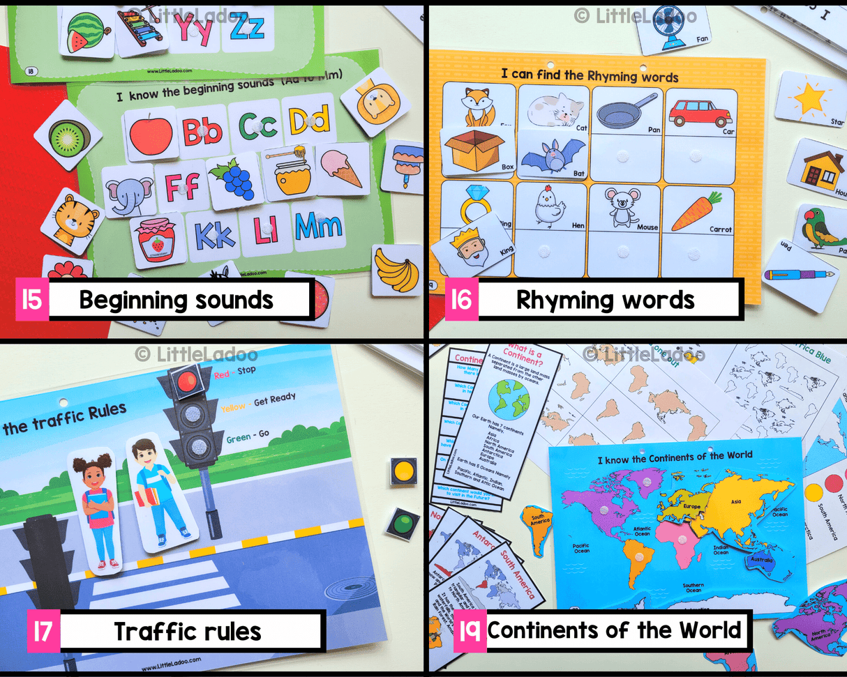 Preschool Busy Book { 24 Activities }