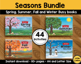 Seasons Busy Book Bundle { 44 Activities }