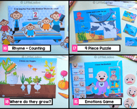 Toddler Busy Book {22 Activities}