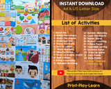 Toddler Busy Book {22 Activities}