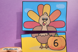 Turkey Counting 1 to 20 Printable