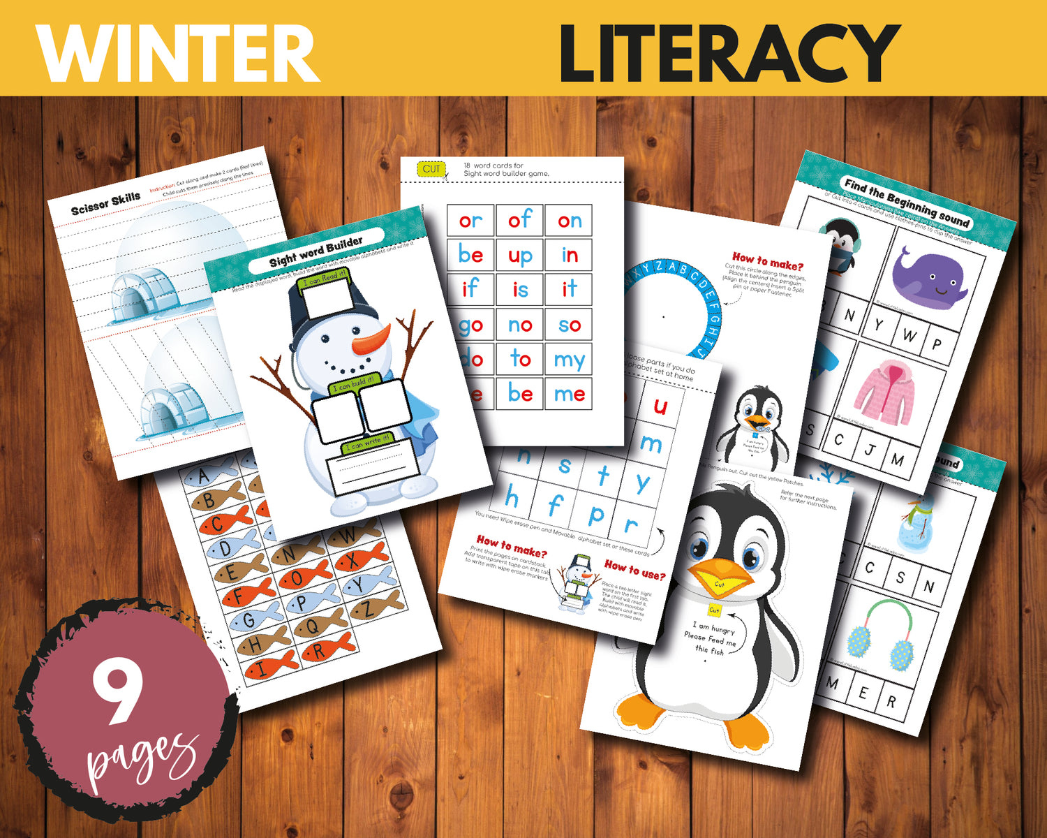 Winter Activity Pack {99 Pages}