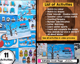 Winter Busy Book {11 Activities}