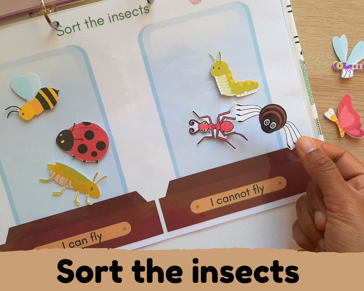 Insect Busy Book {10 activities}