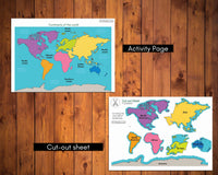 Continents of the World Printable {13 Pages}