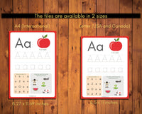 Alphabet Worksheets {26 + 7 Pages}