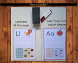 Alphabet Worksheets {26 + 7 Pages}