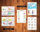 Continents of the World Printable {13 Pages}