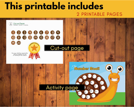Snail Number Matching Game