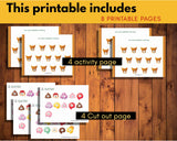 Ice cream Alphabet Matching Printable {8 pages}