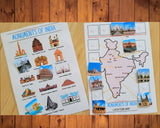 Monuments of India 3 Part Cards + Activities