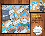 Monuments of India 3 Part Cards + Activities